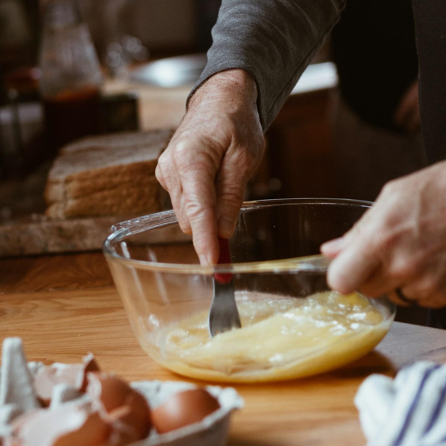 Seasonal meal prepared in a home kitchen